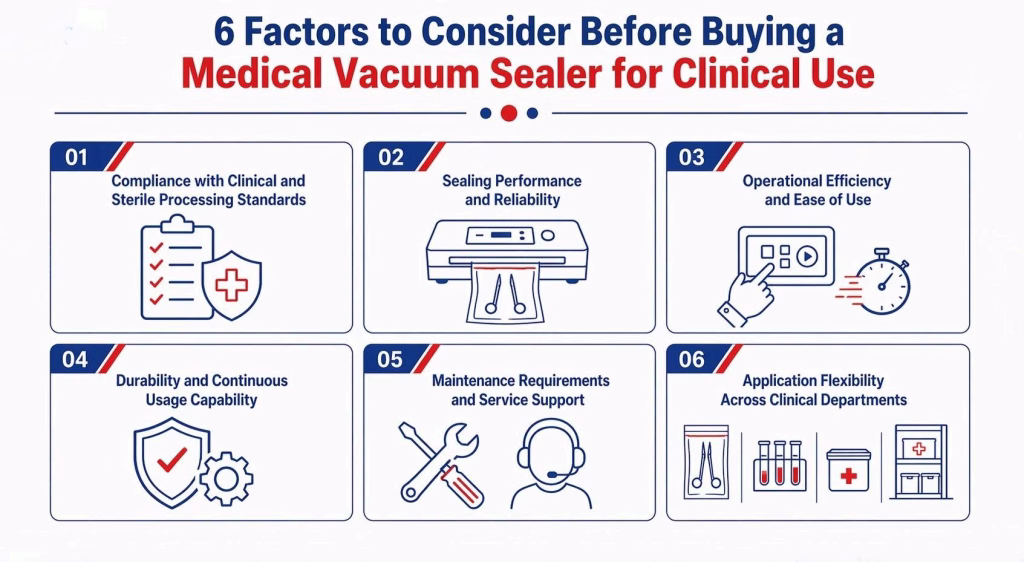 6 Factors to Consider Before Buying a Medical Vacuum Sealer for Clinical Use